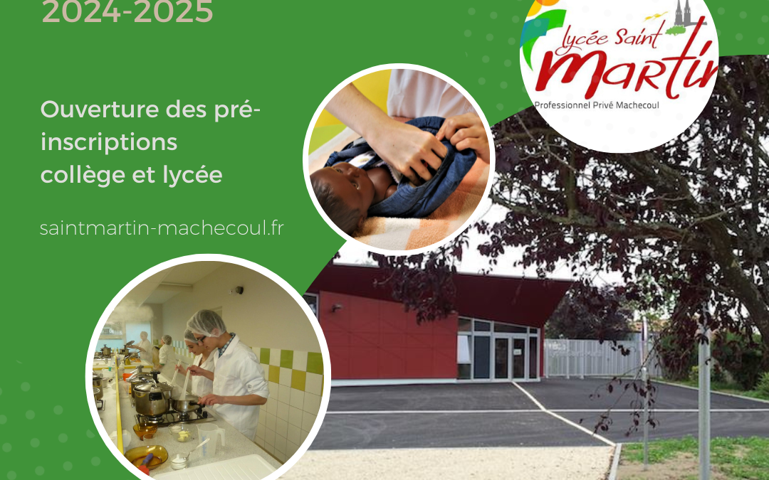Pré-inscriptions 2024