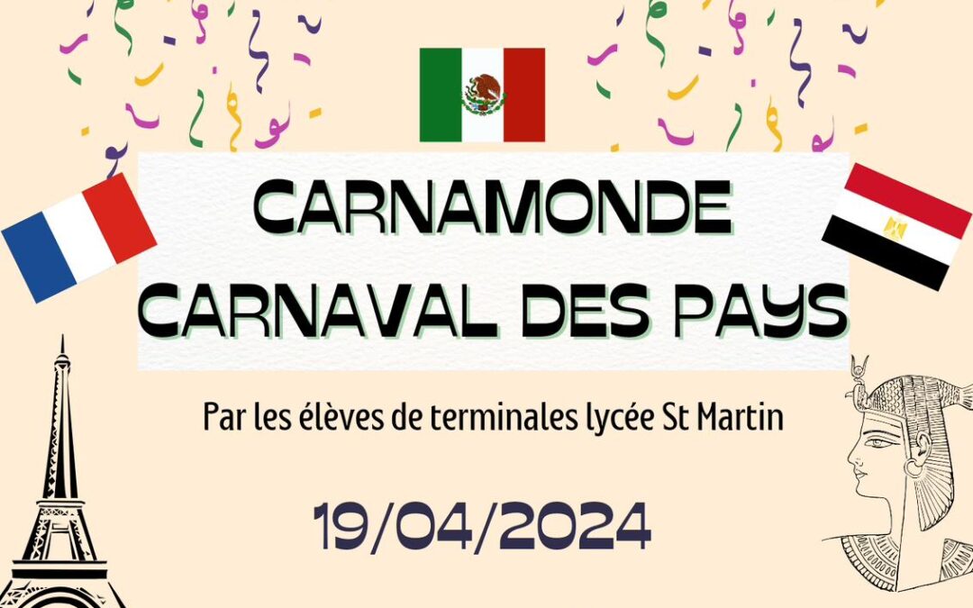 Carnamonde, le carnaval des pays du monde !